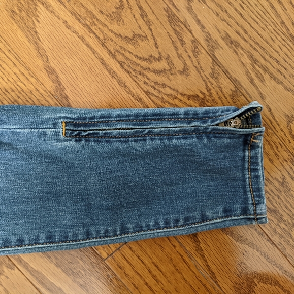 American Eagle Low rise Jegging Skinny Jeans Sz 0 Regular Distressed Stretch - Picture 10 of 11